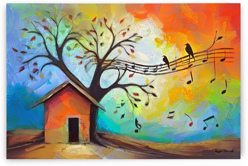 MUSIC IN THE AIR by Wayne Pascall Art