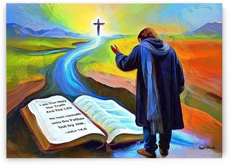 THE PATH TO GOD  by Wayne Pascall Art