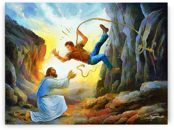 Caught in The Masters Arms by Wayne Pascall Art