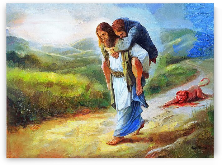 Lion Defeater by Wayne Pascall Art