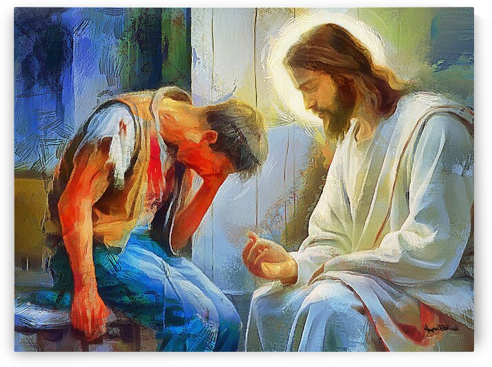 Confessions to Jesus by Wayne Pascall Art