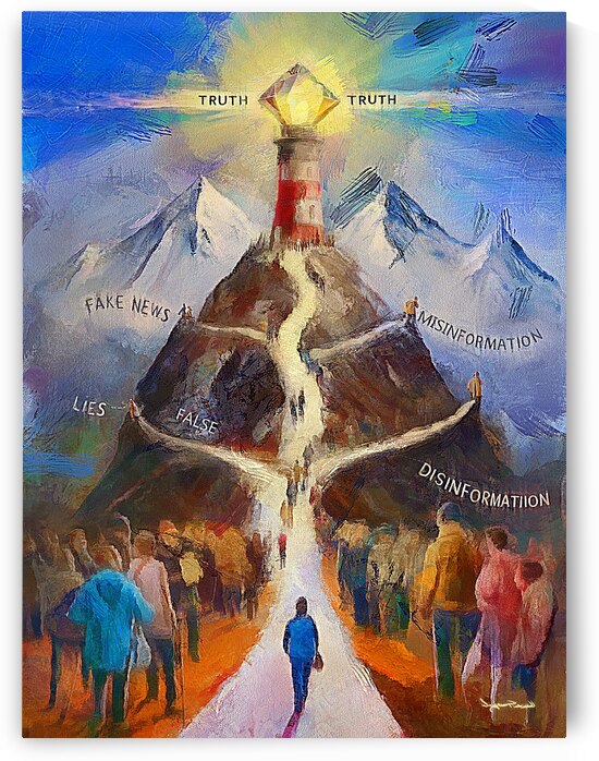 TRUTH SEEKER  by Wayne Pascall Art