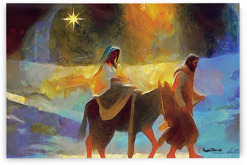 NATIVITY - Journey to Bethlehem by Wayne Pascall Art
