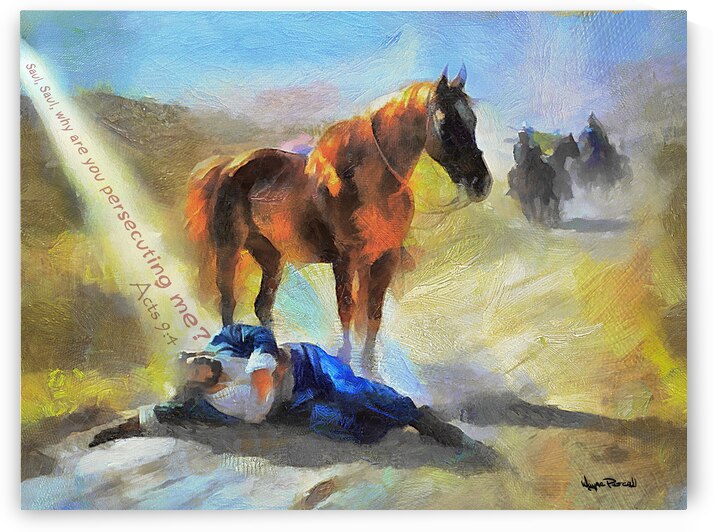 From Saul to Paul  by Wayne Pascall Art