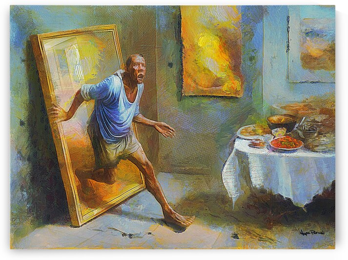 Dream of The Beggar by Wayne Pascall Art