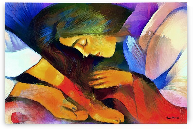 The Scent of Forgiveness and an Alabaster Box by Wayne Pascall Art