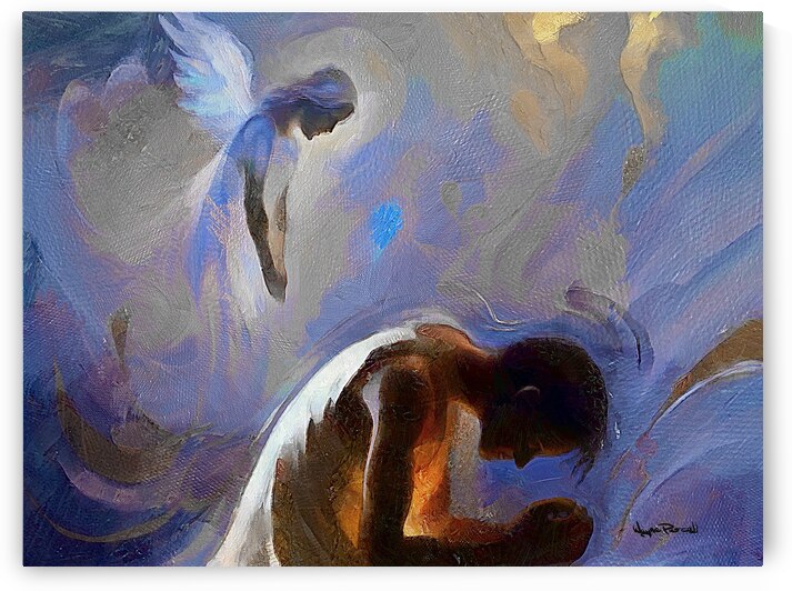 Angel of Comfort by Wayne Pascall Art
