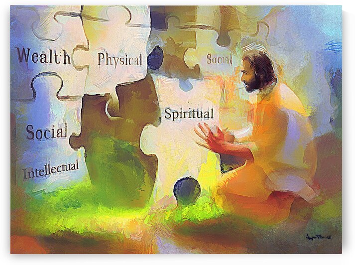 THE MISSING PIECE - SPIRITUAL by Wayne Pascall Art