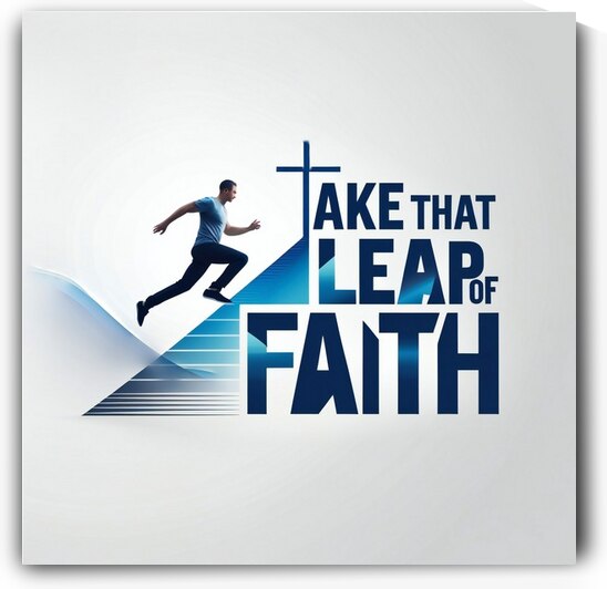LEAP OF FAITH  by Wayne Pascall Art