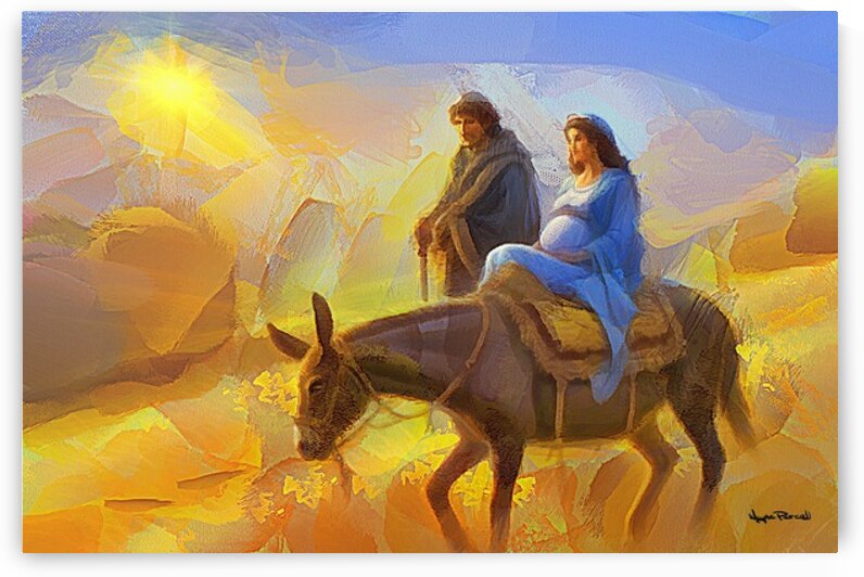 Journey to Bethlehem by Wayne Pascall Art