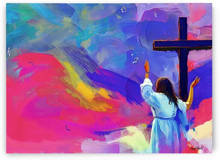 WORSHIP HIM by Wayne Pascall Art