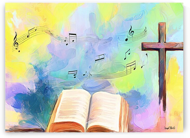 PRAISE BACKGROUND by Wayne Pascall Art