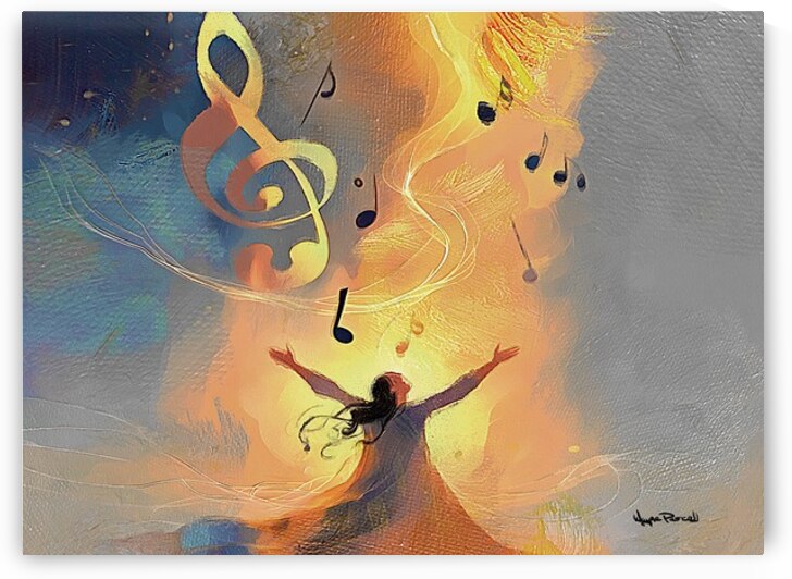 Lifted Hands by Wayne Pascall Art