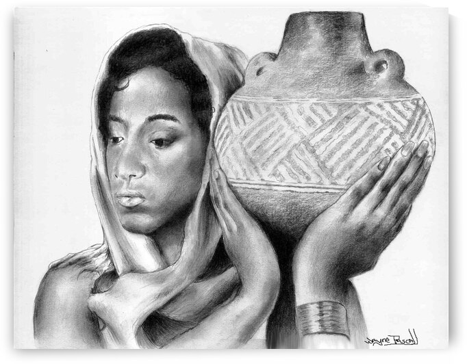 Woman at The Well by Wayne Pascall Art