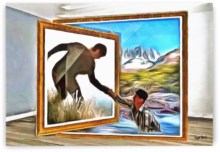 One to Another by Wayne Pascall Art