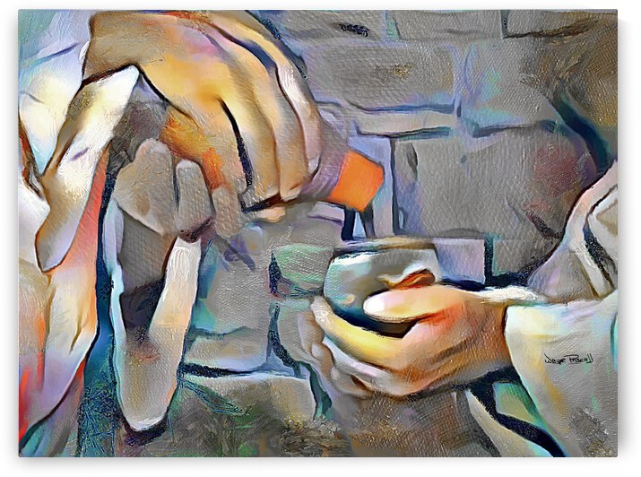 THE MASTERS HANDS - THE PROVIDER by Wayne Pascall Art