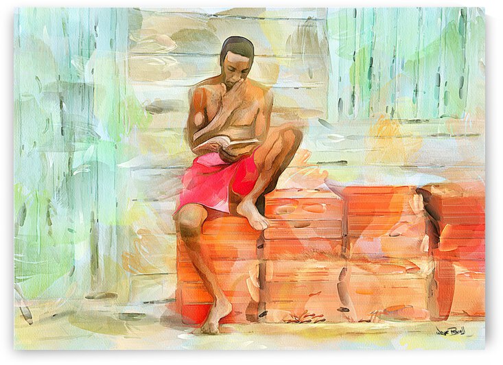 CARIBBEAN SCENES - DIAMOND IN THE ROUGH by Wayne Pascall Art