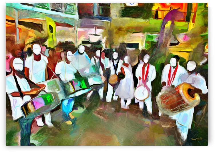 CARIBBEAN SCENES - PAN and TASSA by Wayne Pascall Art