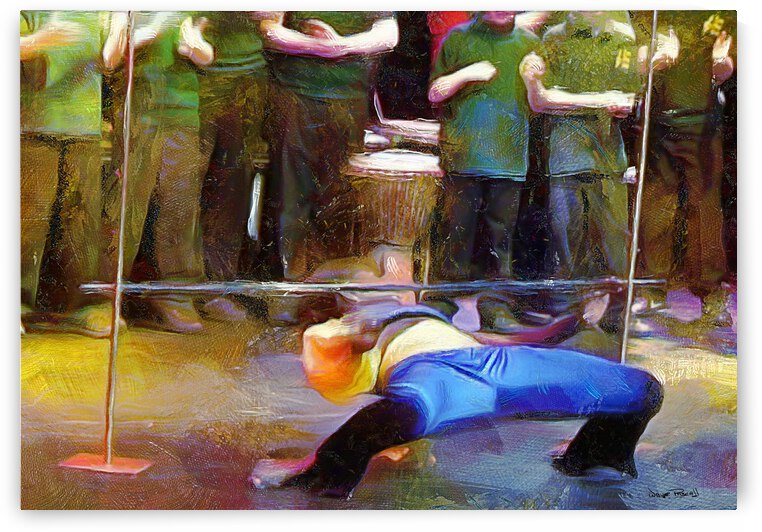 CARIBBEAN SCENES - Limbo by Wayne Pascall Art