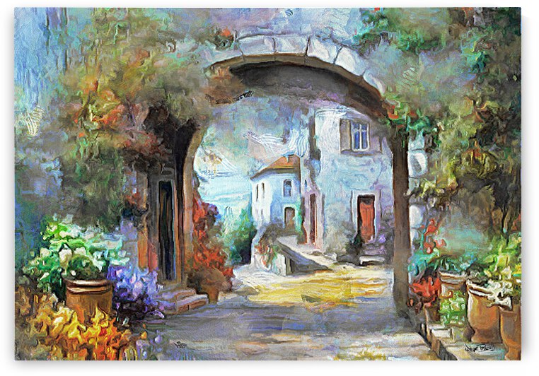 Tuscany Corner by Wayne Pascall Art