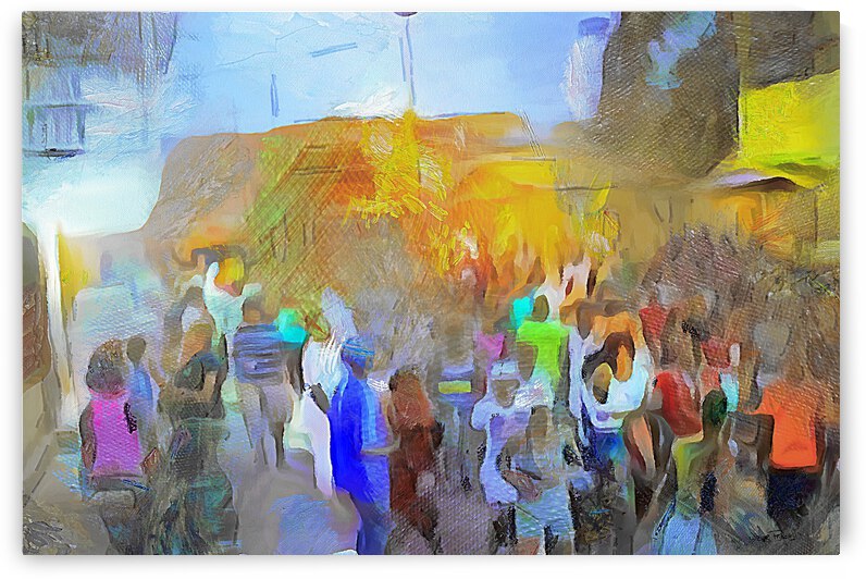 Street Festival by Wayne Pascall Art