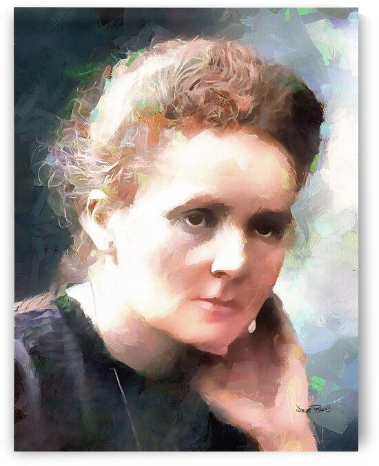 Marie Curie by Wayne Pascall Art
