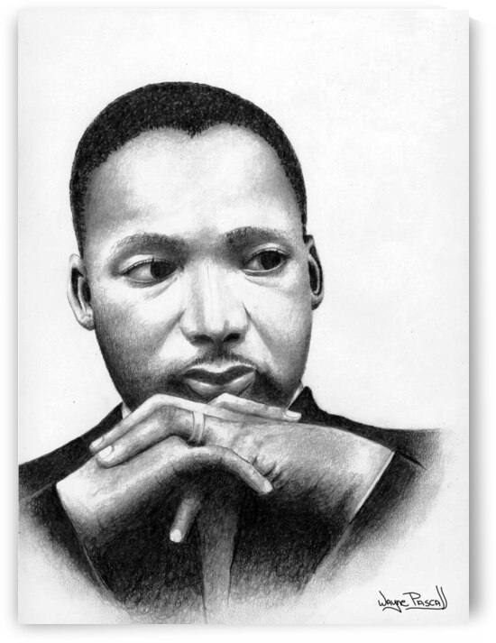 MLK by Wayne Pascall Art