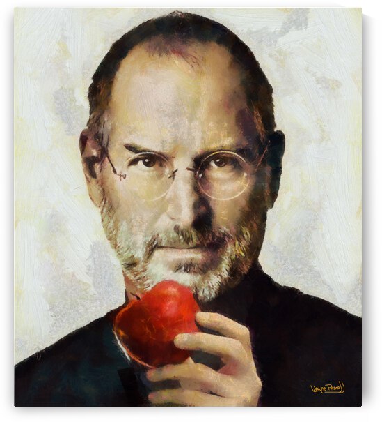 Steve Jobs by Wayne Pascall Art