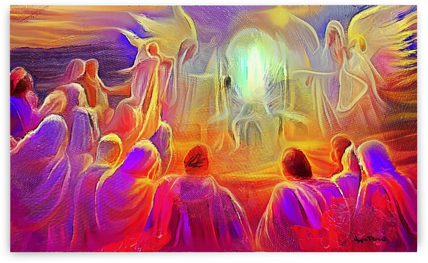 DREAMS OF HEAVEN - Throne of God by Wayne Pascall Art