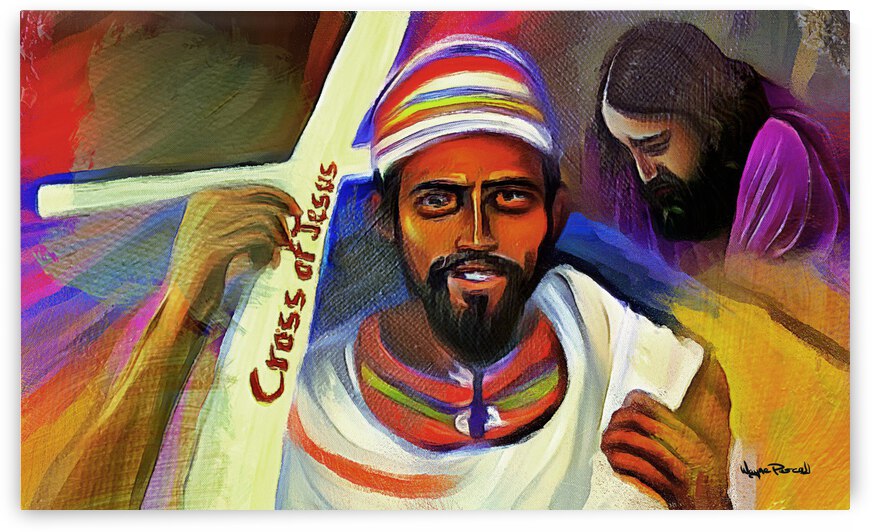 Simon of Cyrene by Wayne Pascall Art