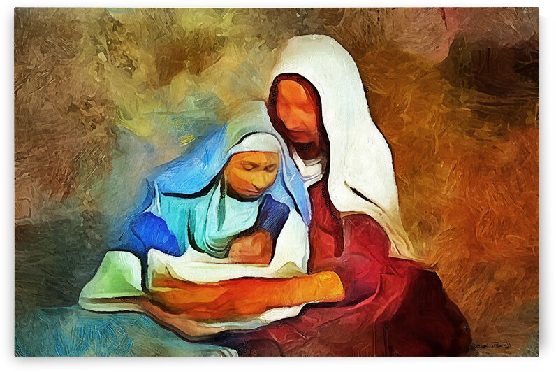 A SAVIOR IS BORN  by Wayne Pascall Art