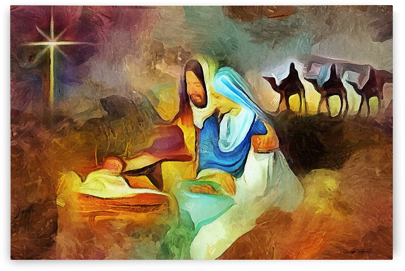 THE NATIVITY  by Wayne Pascall Art