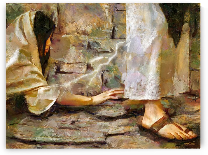 HEM OF HIS GARMENT by Wayne Pascall Art