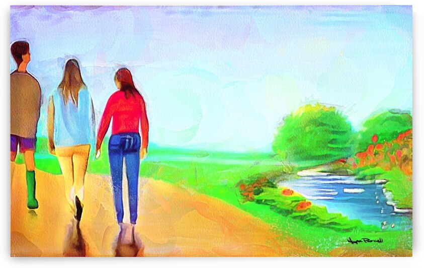 Nature Walk  1 by Wayne Pascall Art