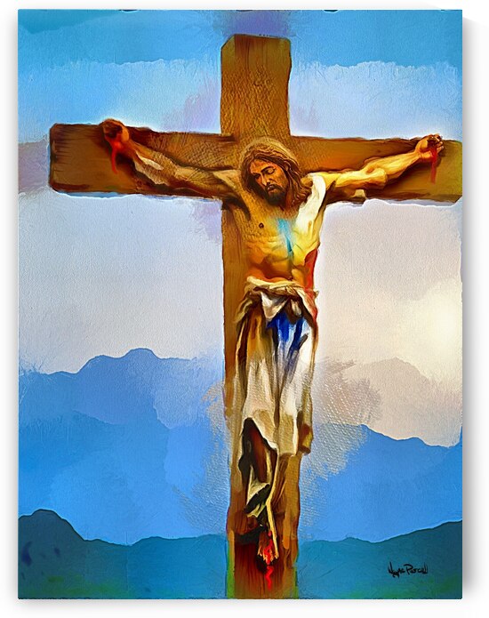 THE PRAYERFUL MOMENTS OF JESUS CHRIST - Why Hast Thou Forsaken Me  by Wayne Pascall Art