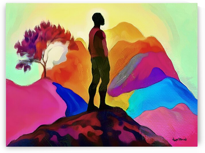 A Mans Vision by Wayne Pascall Art