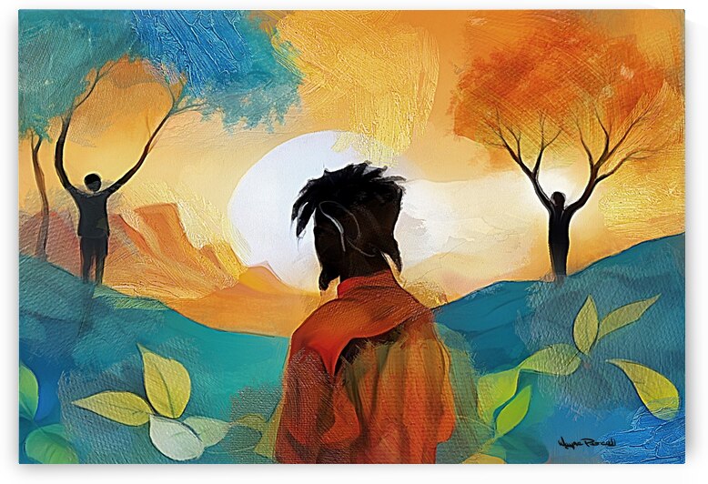 If Men Were Trees by Wayne Pascall Art