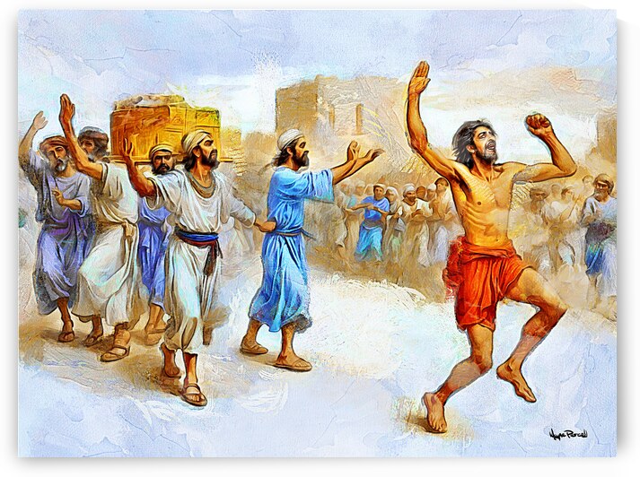 THE DANCE OF DAVID by Wayne Pascall Art
