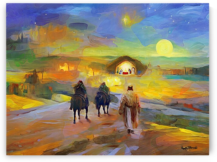 THE SHEPHERDS CALL  by Wayne Pascall Art