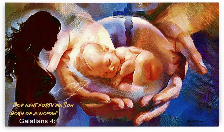 GOD SENT FORTH HIS SON by Wayne Pascall Art