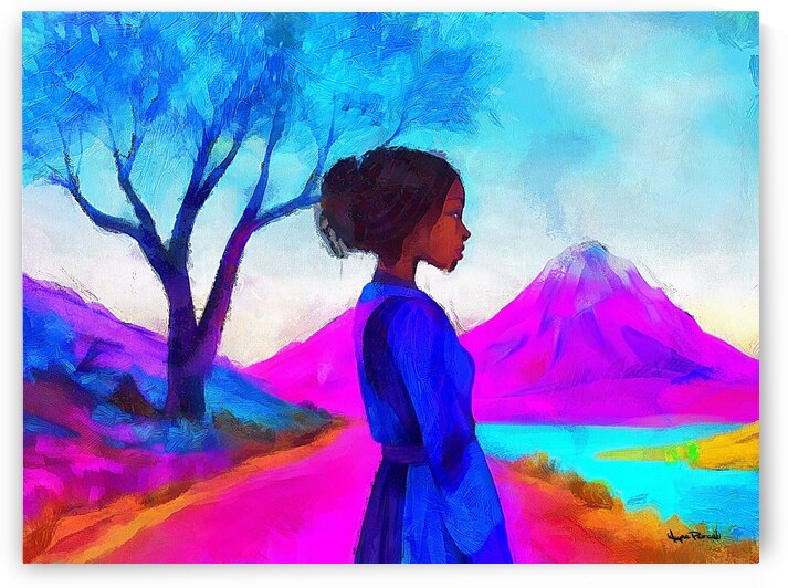 Colors in Her Dream by Wayne Pascall Art