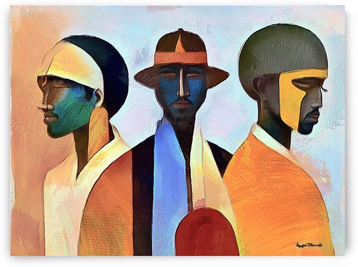 Different Races Different Faces 02 by Wayne Pascall Art