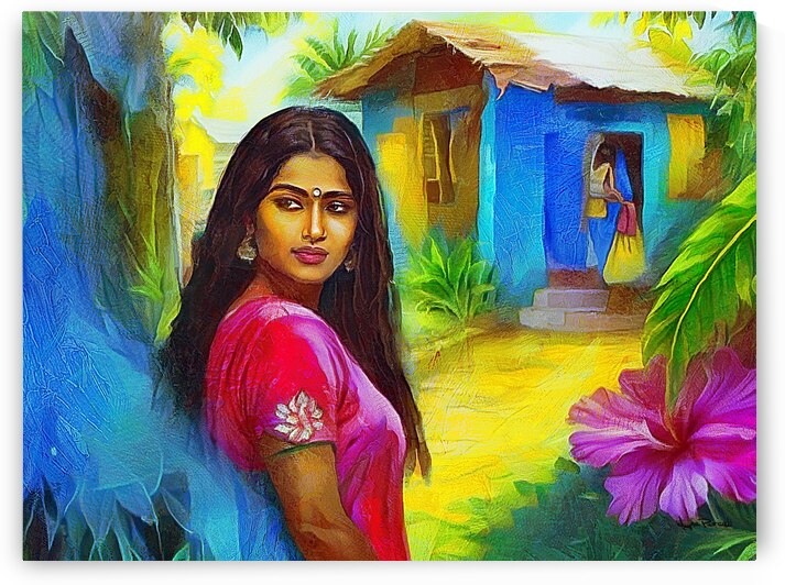 Priyas Country Home by Wayne Pascall Art