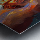 The Lion and The Lamb in Peace Metal print