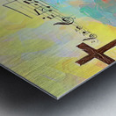 FLOWS FROM THE CROSS Metal print