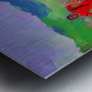 CARIBBEAN SCENES - FOOTBALL IN DE VILLAGE Metal print