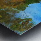 Hut by The Beach Metal print