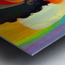 COLORFUL WOMAN Metal print