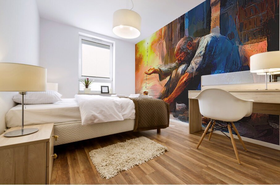 A Tear  Drop from Heaven Mural print