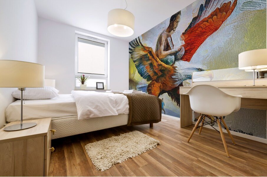 On Wings of Eagles Mural print